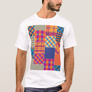Patchwork textile: seamless vintage pattern. T-Shirt