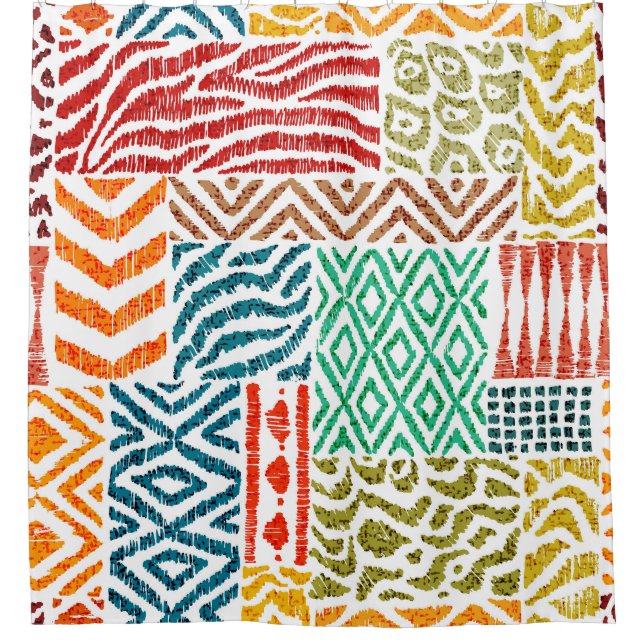 Patchwork Textures: Hand-Drawn Animal Print (Front)