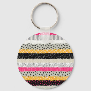 Patchwork Tiles: Versatile Seamless Design. Keychain