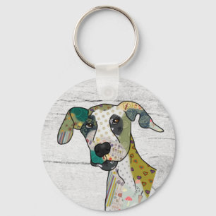 Patchworkhund Keychain