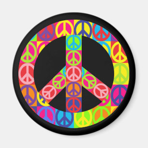 Patchy Peace Magnet