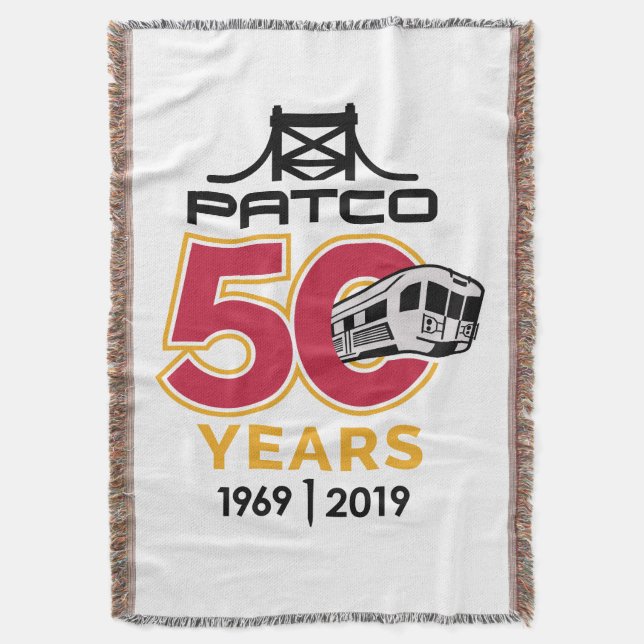 PATCO 50th Anniversary Limited Edition Throw (Front Vertical)
