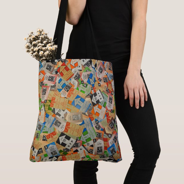 PATCO Retro Fare Tote Bag (Close Up)