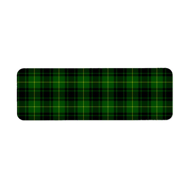 Pâte verte de tartan MacArthur (Devant)