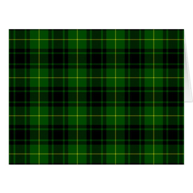 Pâte verte de tartan MacArthur (Devant horizontal)