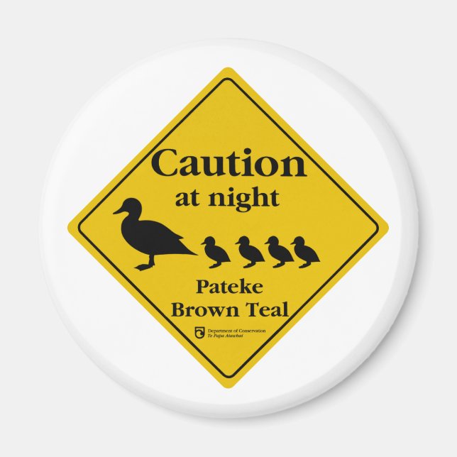 Pateke Sign Magnet (Front)