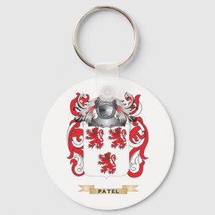 Patel Coat of Arms (Family Crest) Keychain