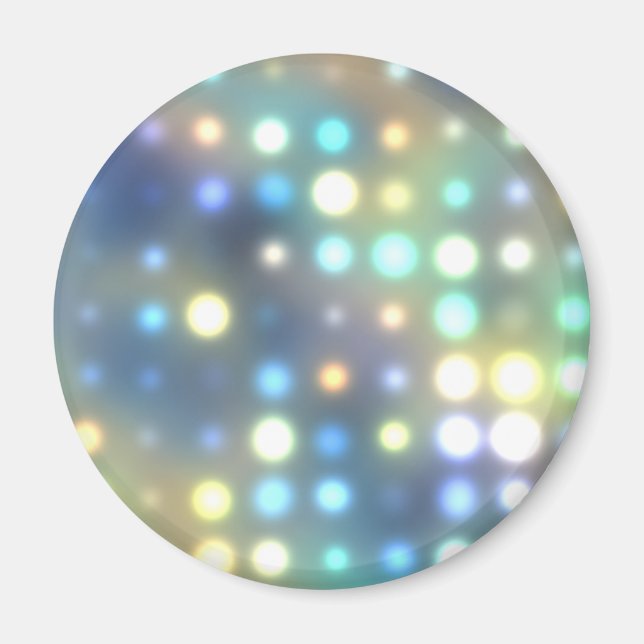 Patel Neon Lights Abstract Magnet (Front)