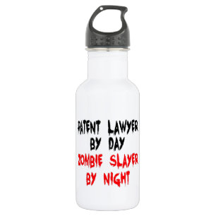 Patent Lawyer Zombie Slayer 532 Ml Water Bottle