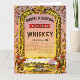 Patent Medicine Ad 1860 Card