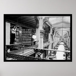 Patent Office Interior 1920 Poster