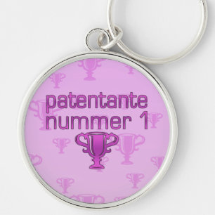 Patentante Nummer 1 Keychain