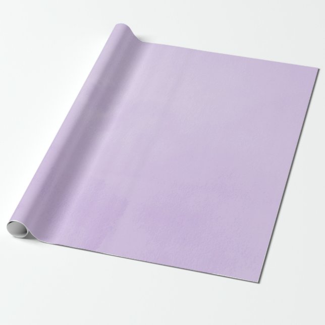 Pater Lilac Watercolor Wrapping Paper (Unrolled)