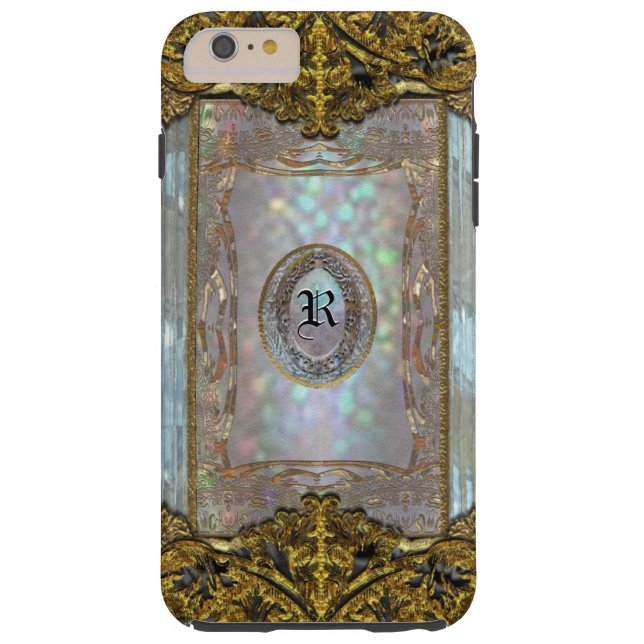 Paternost Glitzy Ritz Monogram Case-Mate iPhone Case (Back)