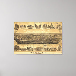 Paterson, New Jersey (1880) Canvas Print