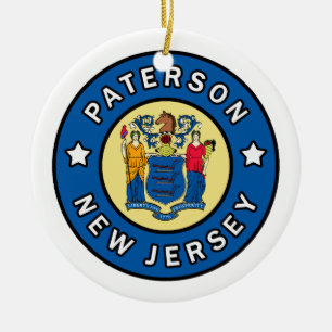 Paterson New Jersey Ceramic Ornament