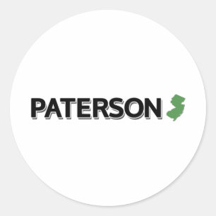 Paterson, New Jersey Classic Round Sticker