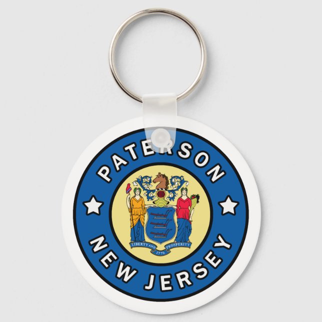 Paterson New Jersey Keychain (Front)