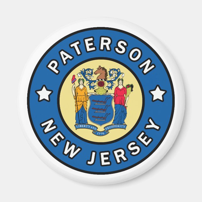 Paterson New Jersey Magnet (Front)