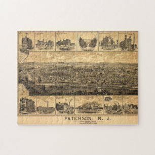 Paterson New Jersey Railroad Natural Landmarks  Jigsaw Puzzle