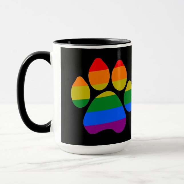 Pâtes arc-en-ciel de diamant de Mug (Gauche)