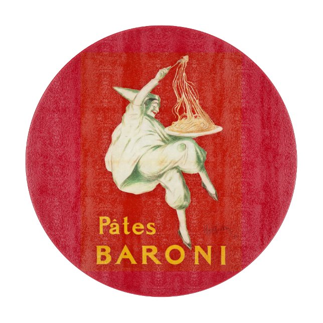 Pates Baroni Cappiello Vintage Advertisement Cutting Board (Front)