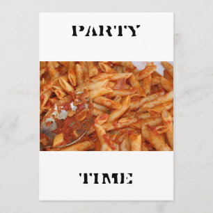 Pâtes FÊTES Invitation