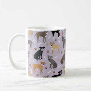 Pâtes Pitbulles et os de café Mug