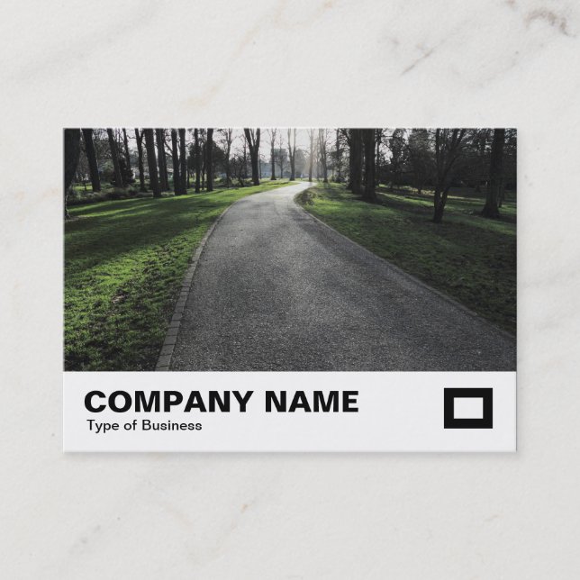 Path in a Park Business Card (Front)