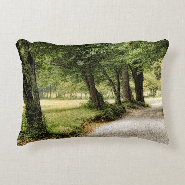 Path in the Country Accent Pillow (Front)