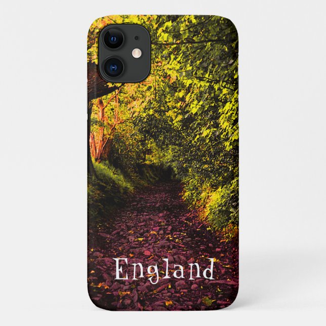Path in the Woodlands iPhone Case (Back)