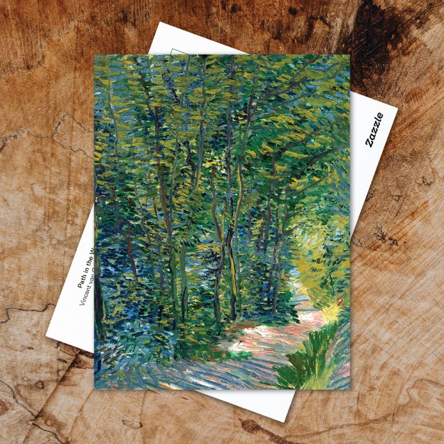 Path in Woods Vincent van Gogh Postcard (Creator Uploaded)