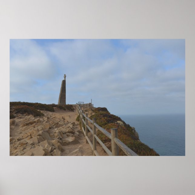 Path Into the Mist. Cape Roca Poster (Front)
