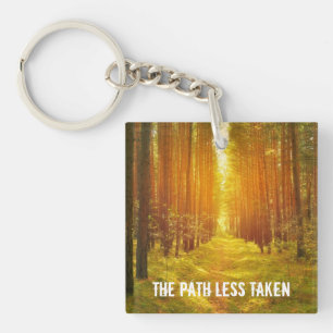 Path Less Taken Keychain