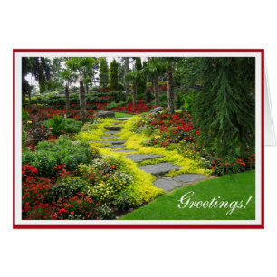 Path Lovely Park Photo with optional Frame