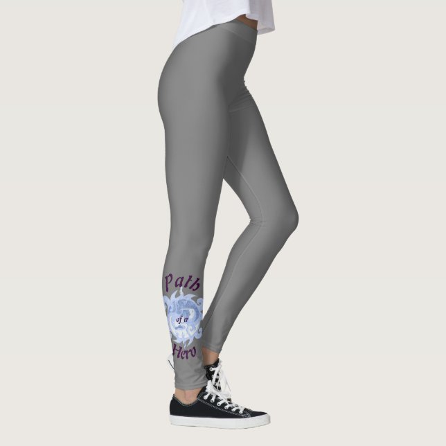 “Path of a Hero” Emblem (with title) Leggings (Right)