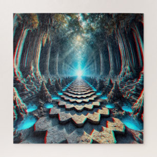 Path of Infinity: The Crystal Cave Descent Jigsaw Puzzle