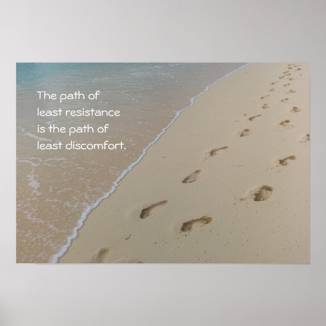 Path of least resistance poster (Front)