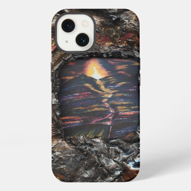 Path of Life Burnt Offering iPhone Case (Back)