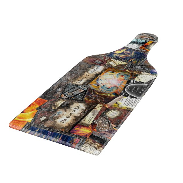 Path of Life Collage Cutting Board (Corner)