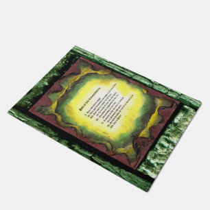 Path of Life Commandments Doormat