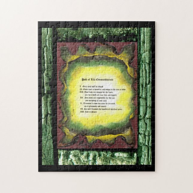 Path of Life Commandments Jigsaw Puzzle (Vertical)