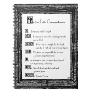 Path of Life Commandments Notebook