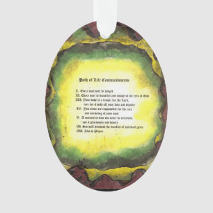 Path of Life Commandments Ornament