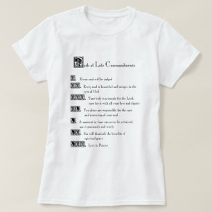 Path of Life Commandments T-Shirt