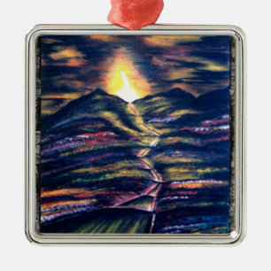 Path of Life Metal Ornament