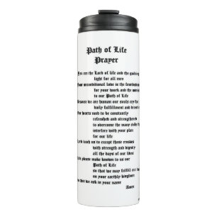 Path of Life Prayer Thermal Tumbler