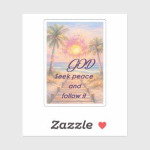 Path of Peace: Grace at Sunset