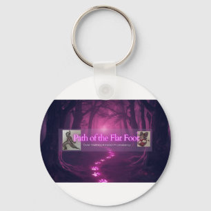 Path of the Flat Foot Co golden path keychain