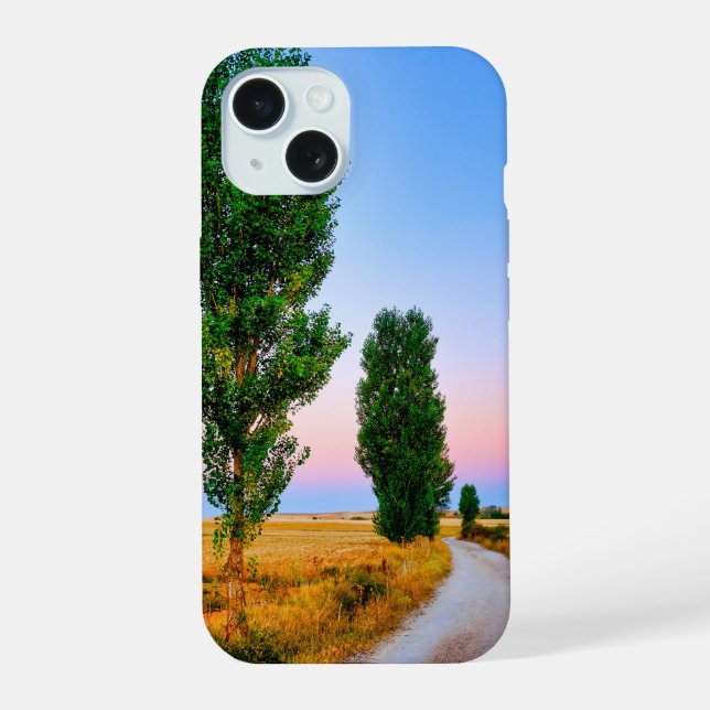 Path of the French Way  iPhone 15 Case (Back)